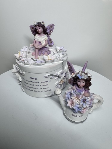 Sister fairy keepsake trinket - sister,