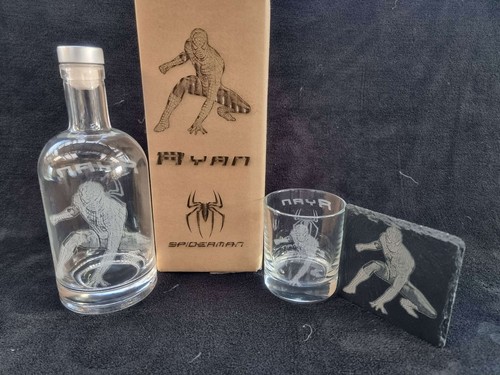 Cofanetto decanter spiderman - decanter,