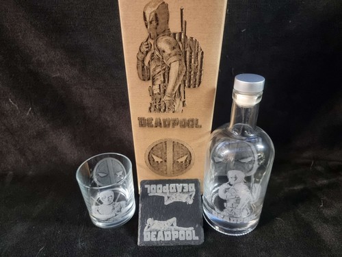 Scatola decanter deadpool - scatola,